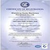 China Shandong Haoke Machinery Equipment Co., Ltd. certificaten